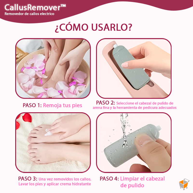 Removedor Eléctrico de Callos Recargable