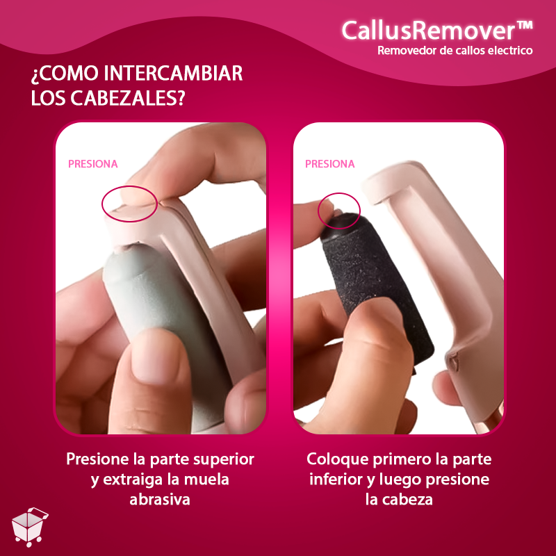 Removedor Eléctrico de Callos Recargable