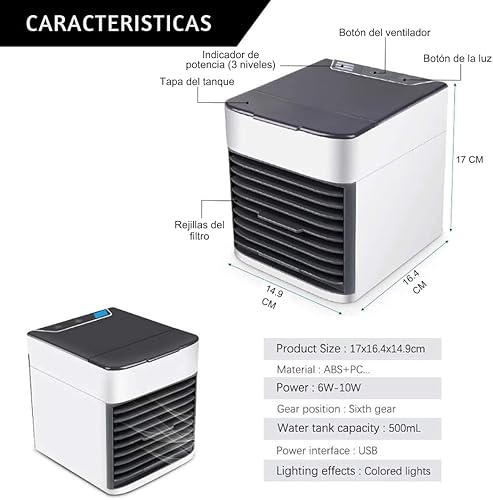Mini aire acondicionado portátil USB