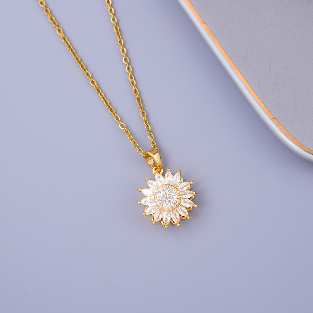 Collar Giratorio de Girasol
