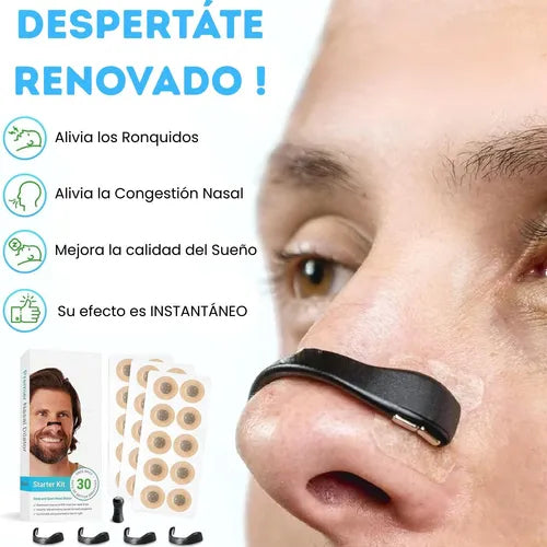 Tiras Nasales Magnéticas para Respirar Mejor