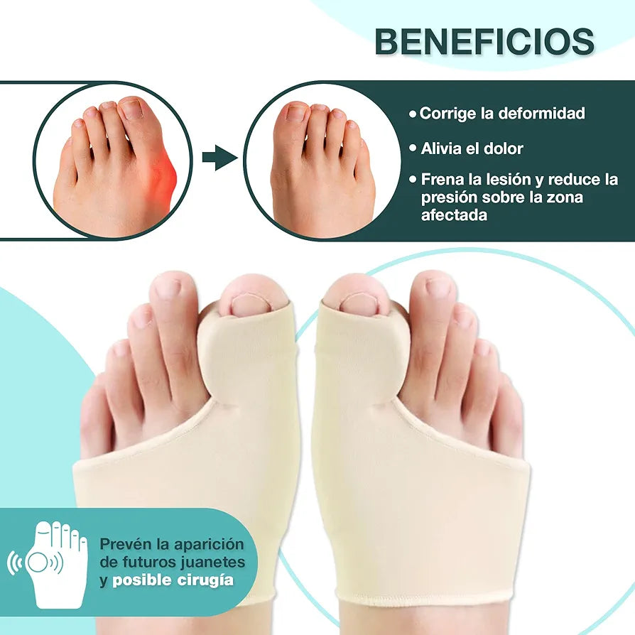 Corrector de Juanetes con Almohadilla de Gel