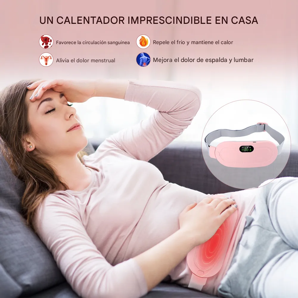 Cinturón Térmico con Masaje para Cólicos Menstruales