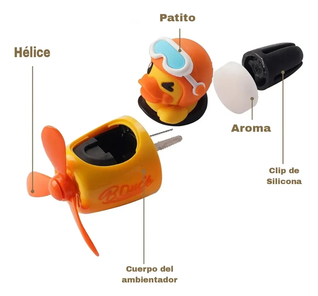 Ambientador para Carro Pato Piloto