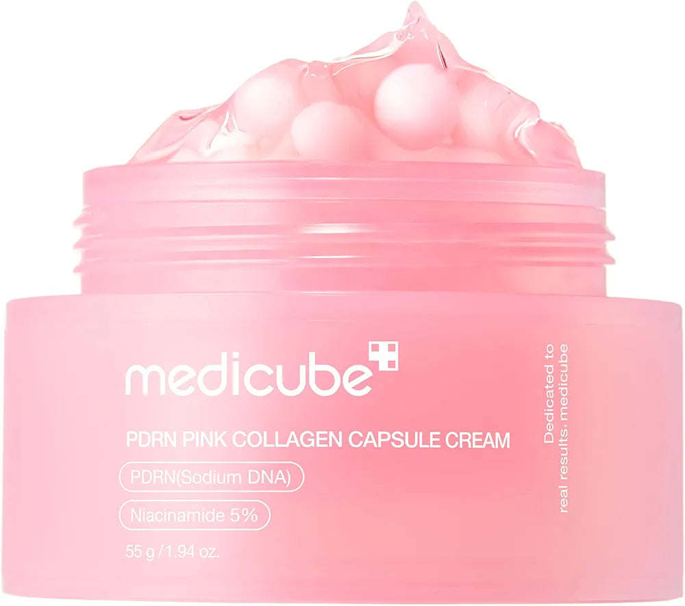 Crema facial con cápsulas de PDRN
