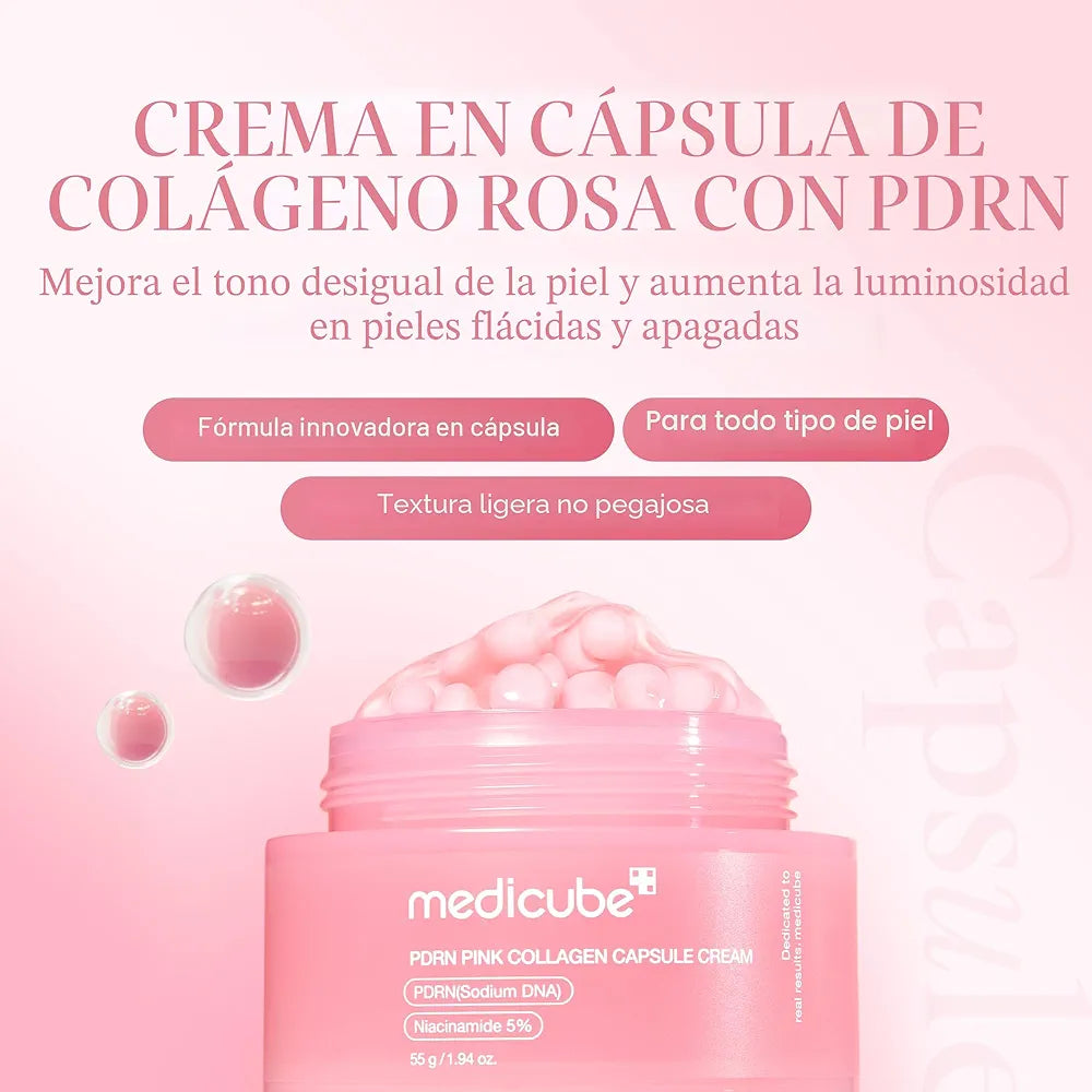 Crema Facial con Cápsulas de PDRN de Salmón