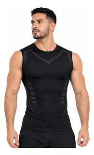 Camiseta de compresión moldeadora para hombre