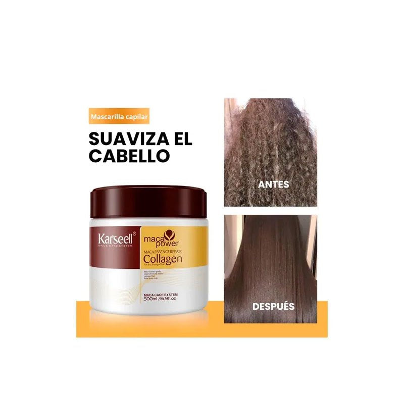 Mascarilla Capilar Hidratante con Colágeno