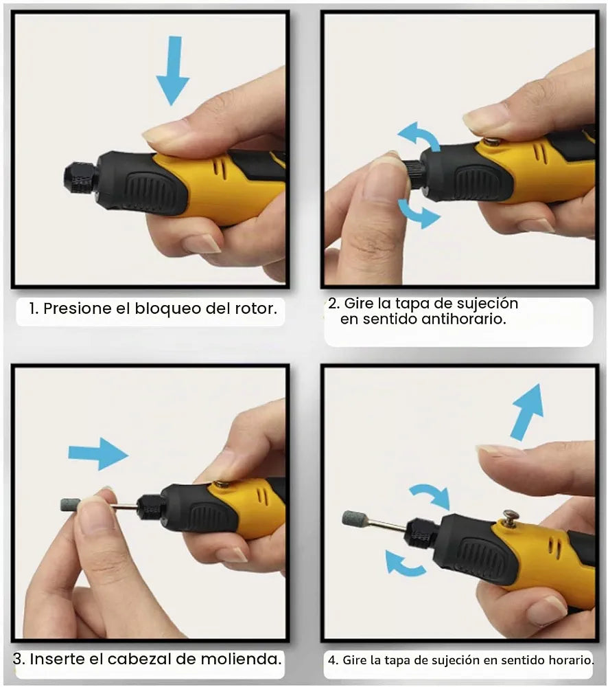 Minitorno Inalámbrico 3.6V con Accesorios