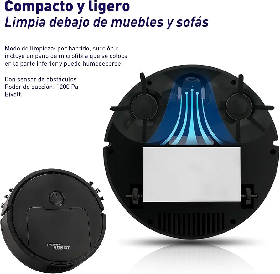 Robot aspiradora 3 en 1