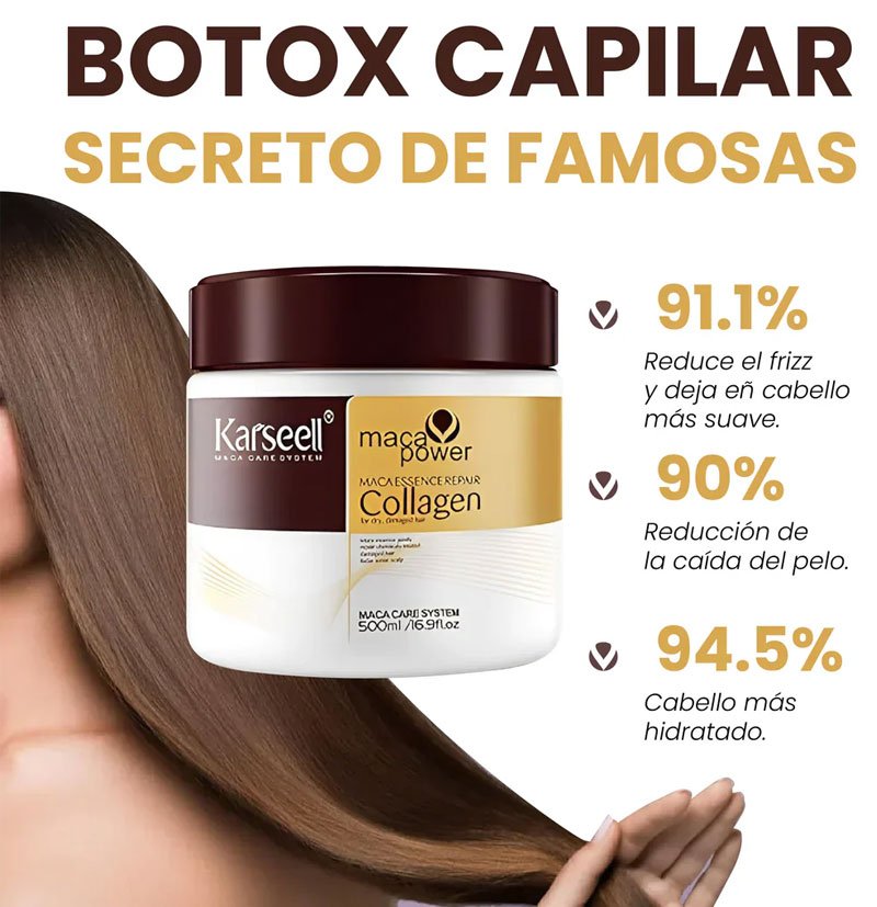 Mascarilla Capilar Hidratante con Colágeno