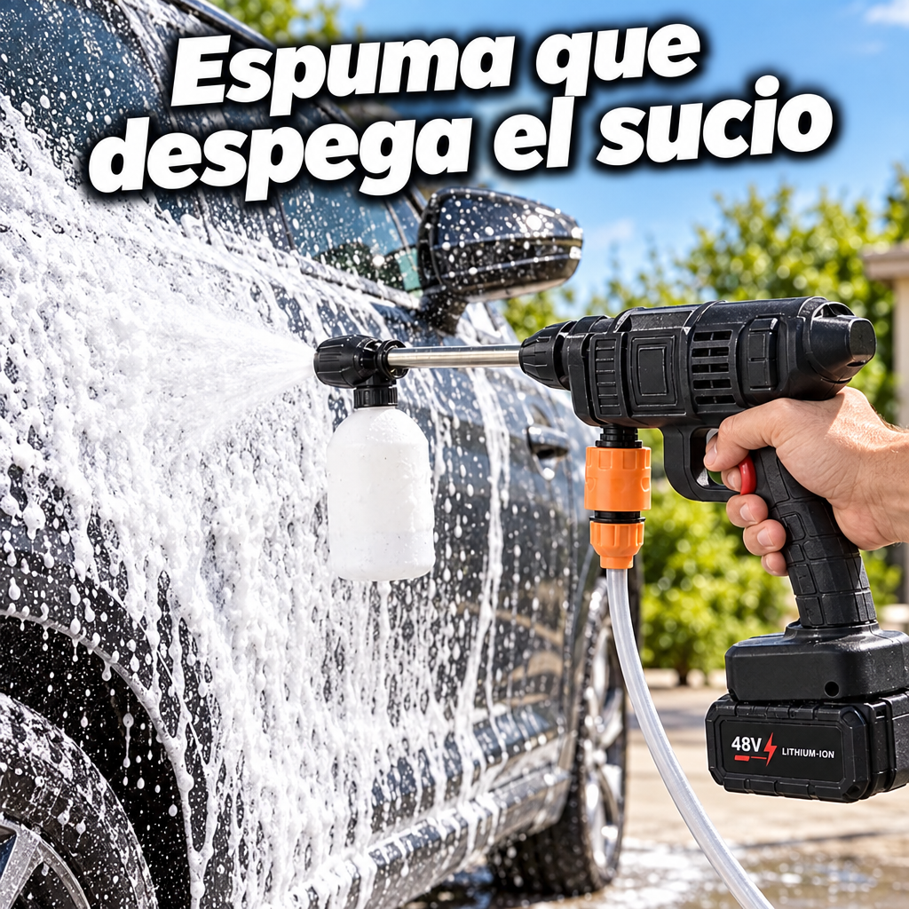 Espuma que despega el sucio