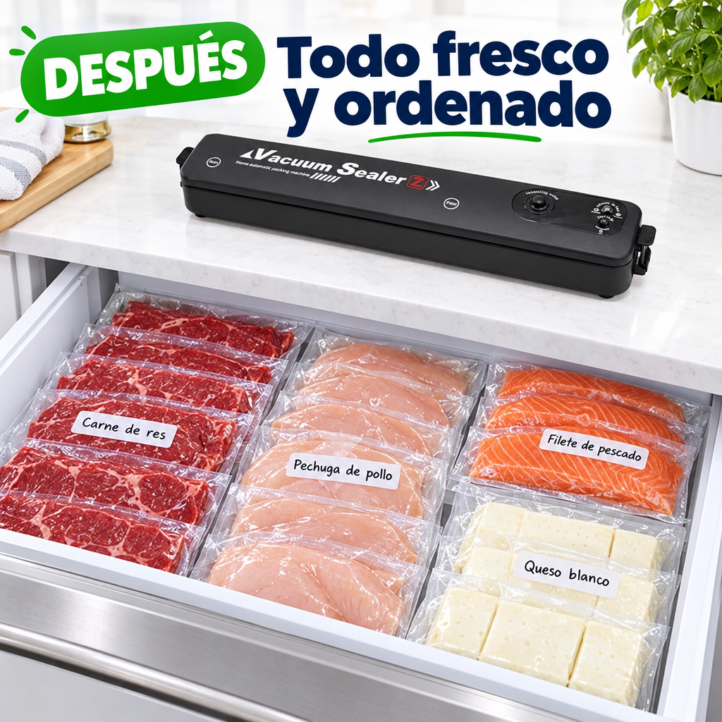 Después: todo fresco y ordenado