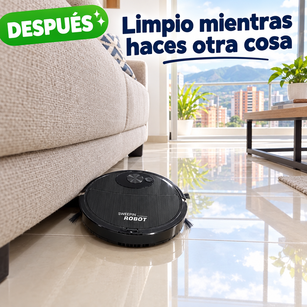 Después: limpio mientras haces otra cosa