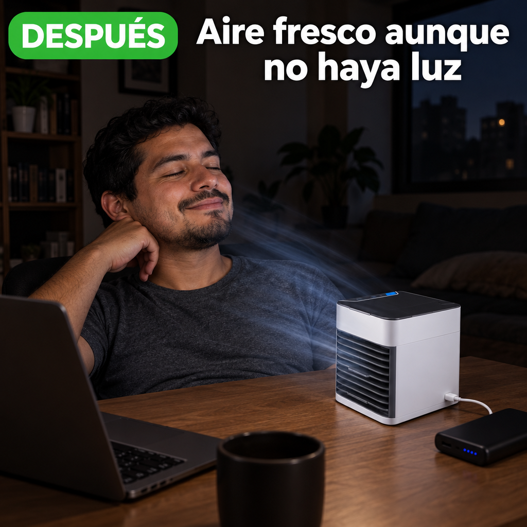 Después: aire fresco aunque no haya luz