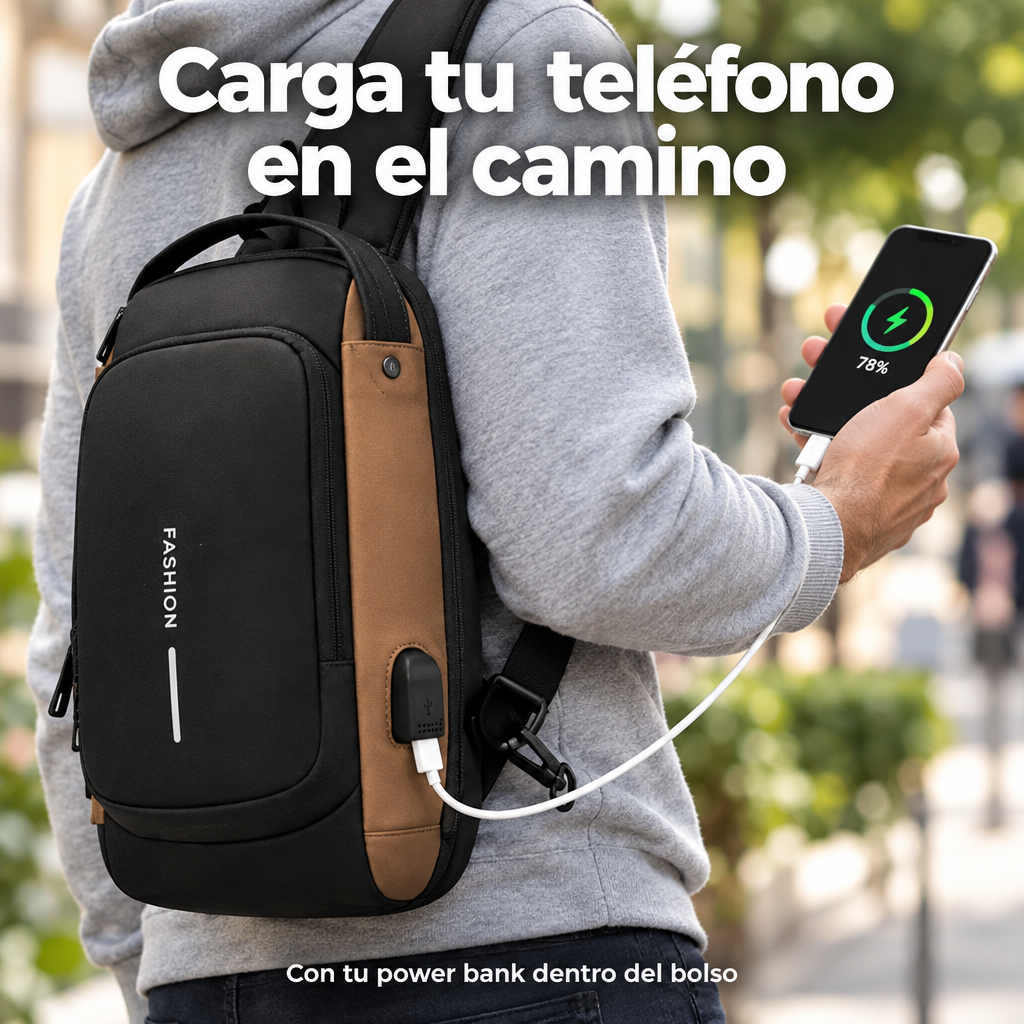 Carga tu teléfono en el camino