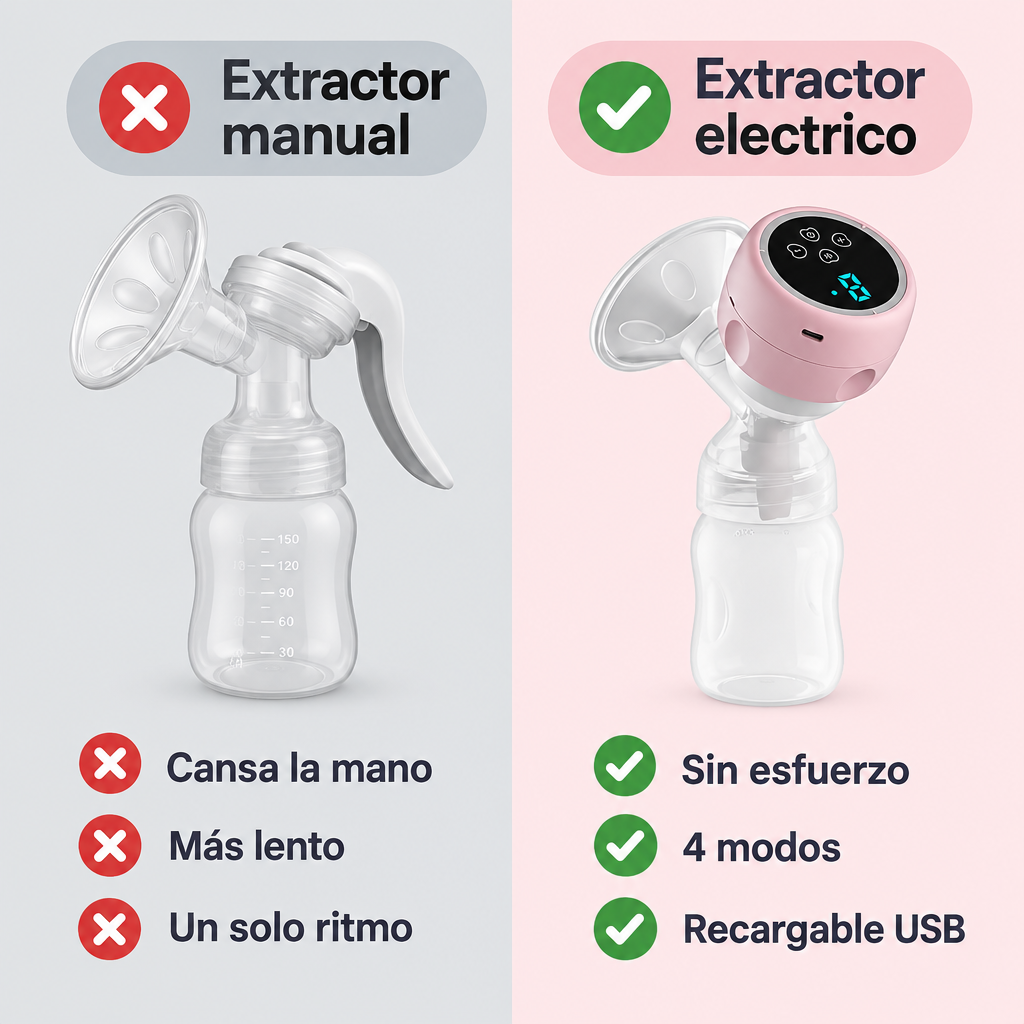 Extractor manual vs eléctrico