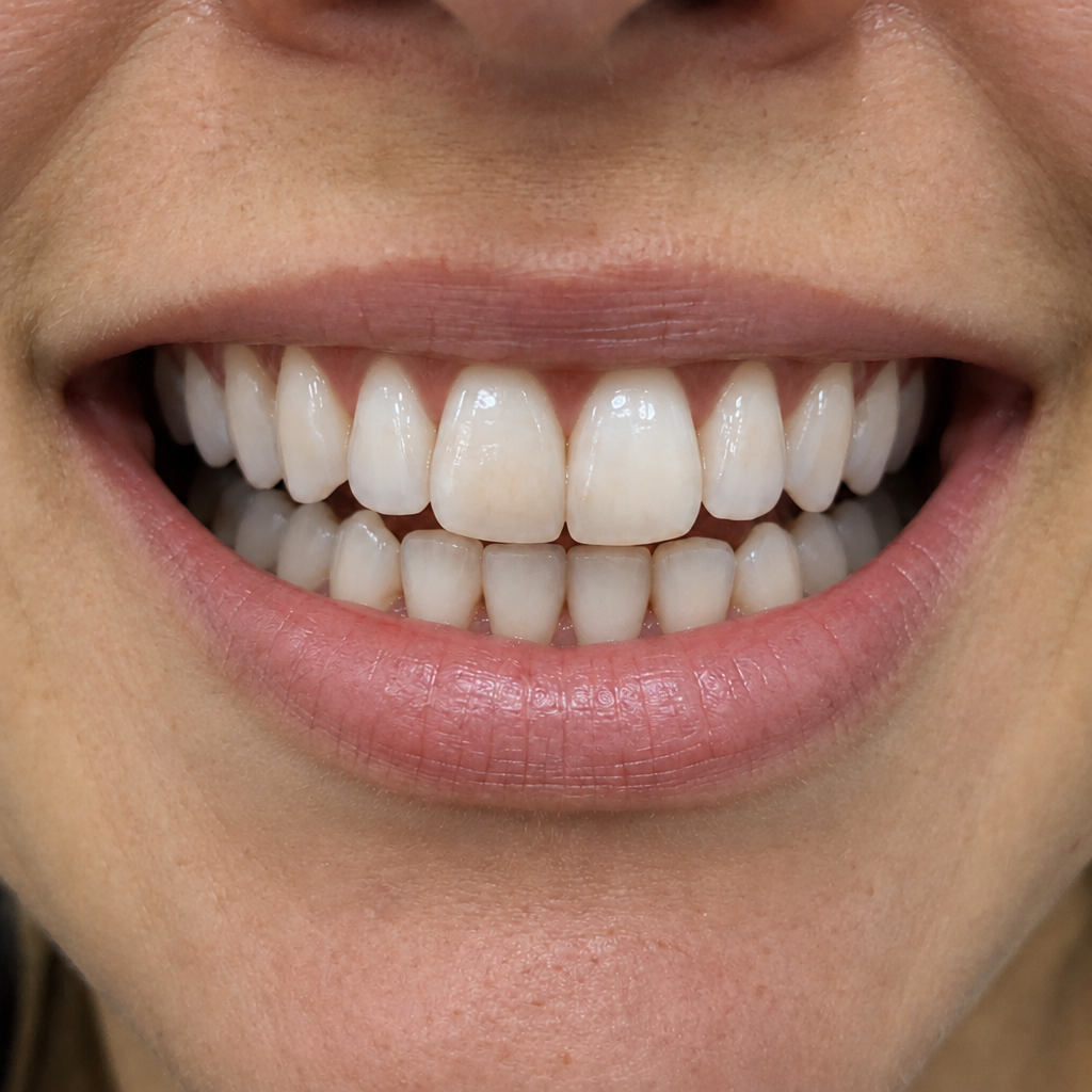 Después: dientes más blancos