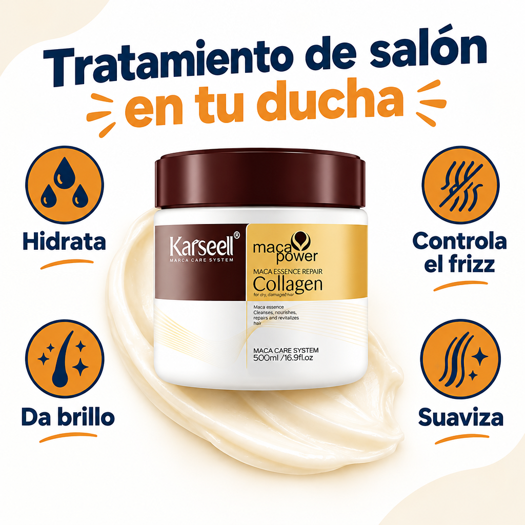 Hidrata, da brillo, controla el frizz y suaviza