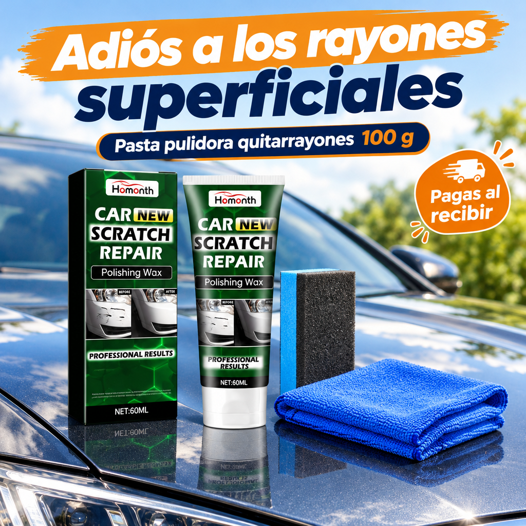 Pasta pulidora quitarrayones para carro 100 g