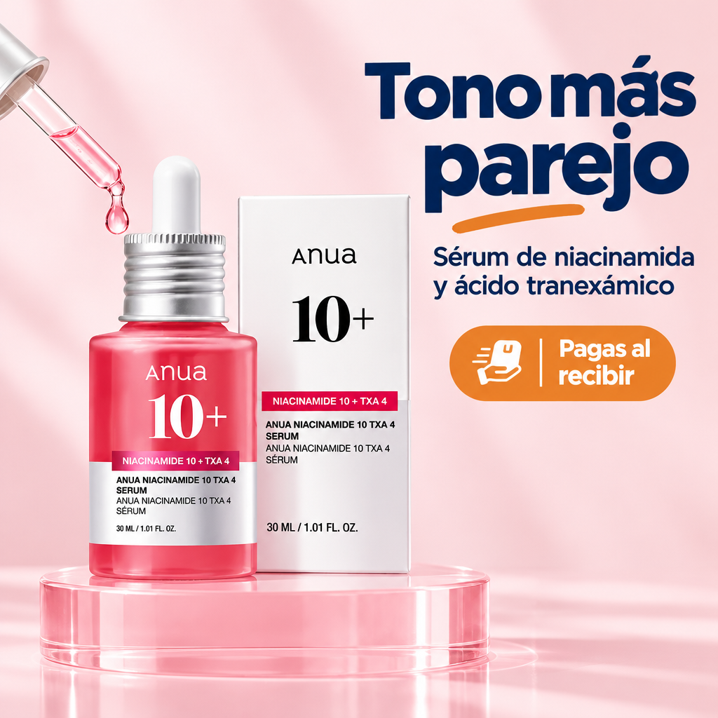Sérum de niacinamida y ácido tranexámico: tono más parejo