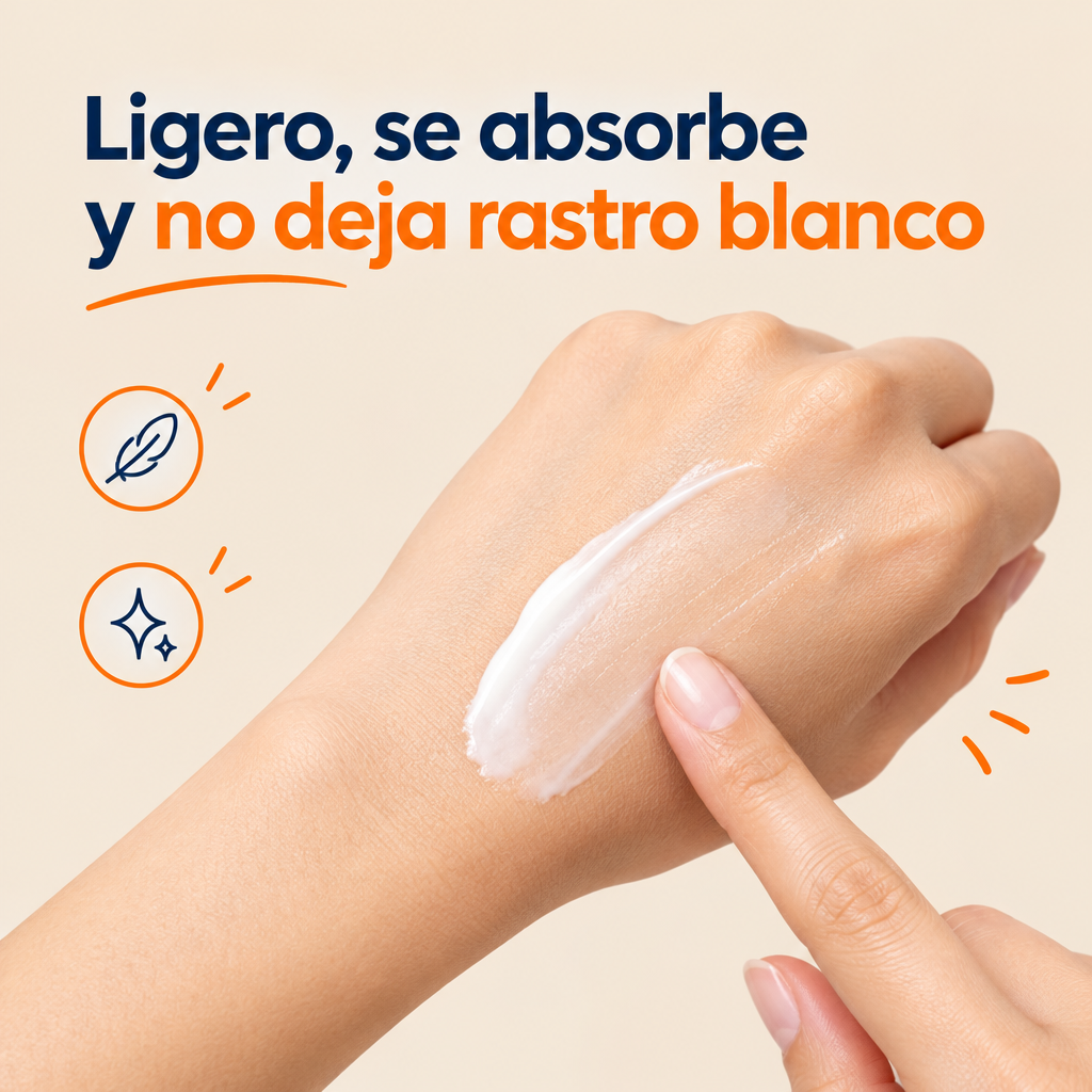 Textura ligera que no deja rastro blanco