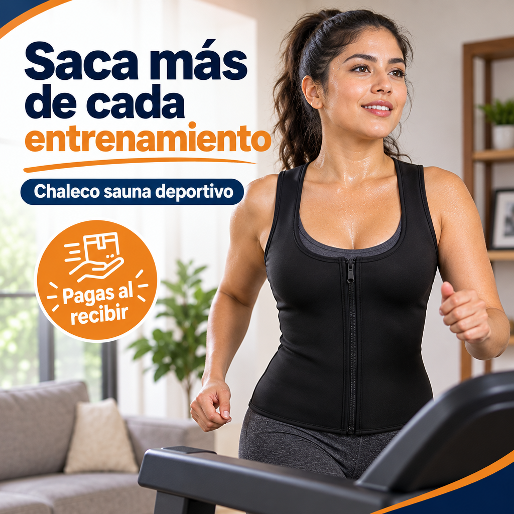 Chaleco sauna deportivo para mujer
