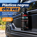 Restaurador de plásticos y partes negras del carro