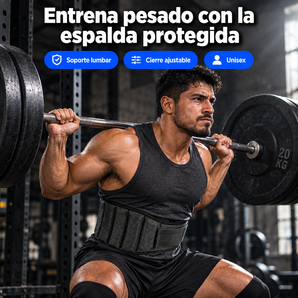 Cinturón de levantamiento para gym