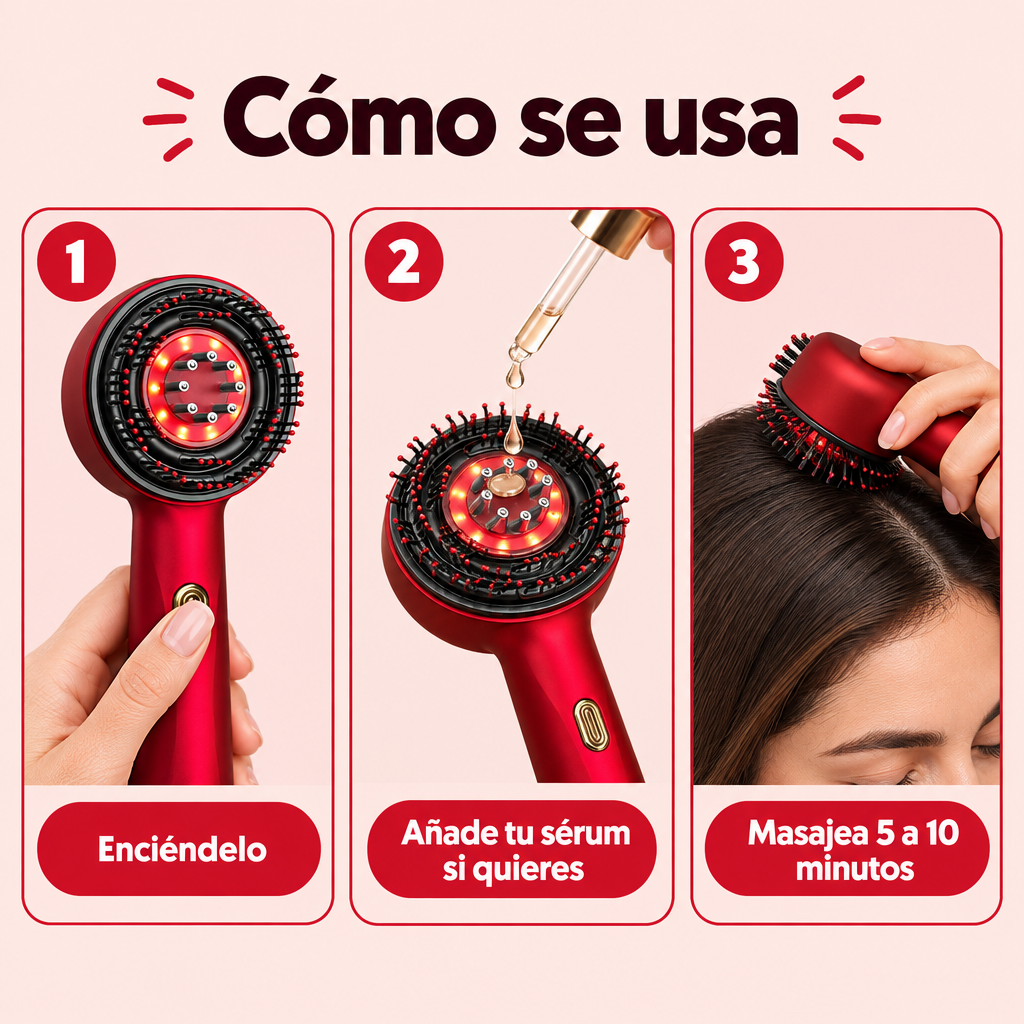 Cómo se usa el cepillo masajeador