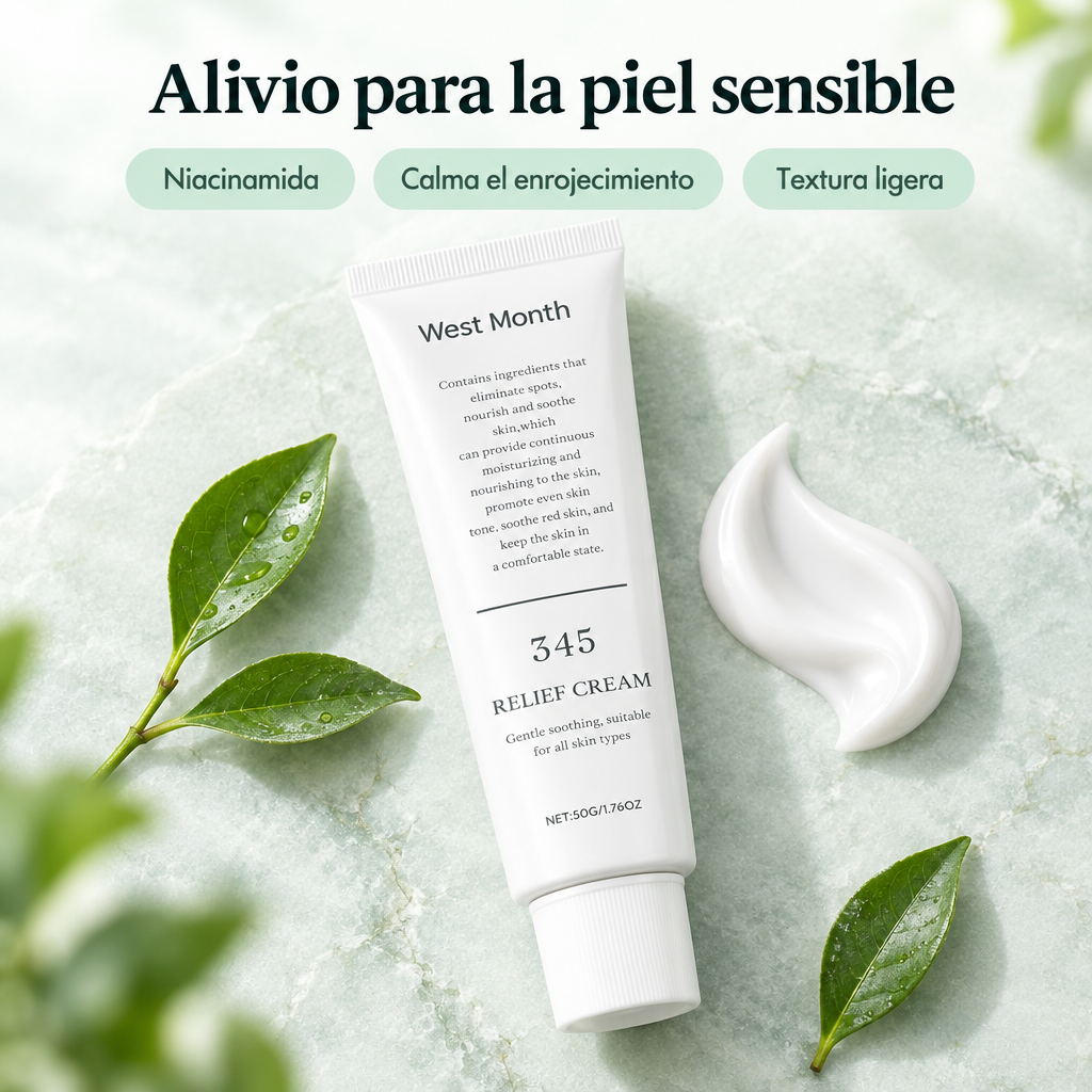Crema calmante reparadora con niacinamida