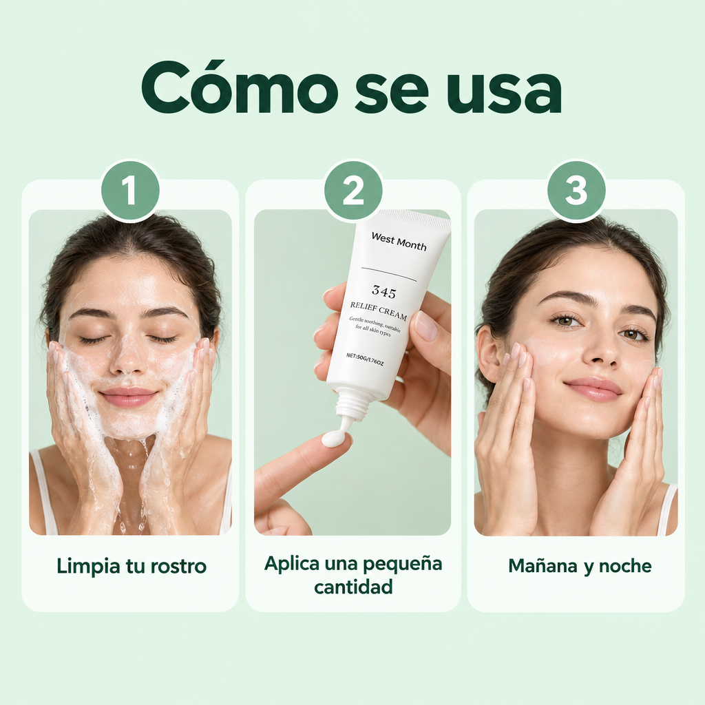 Cómo se usa la crema calmante