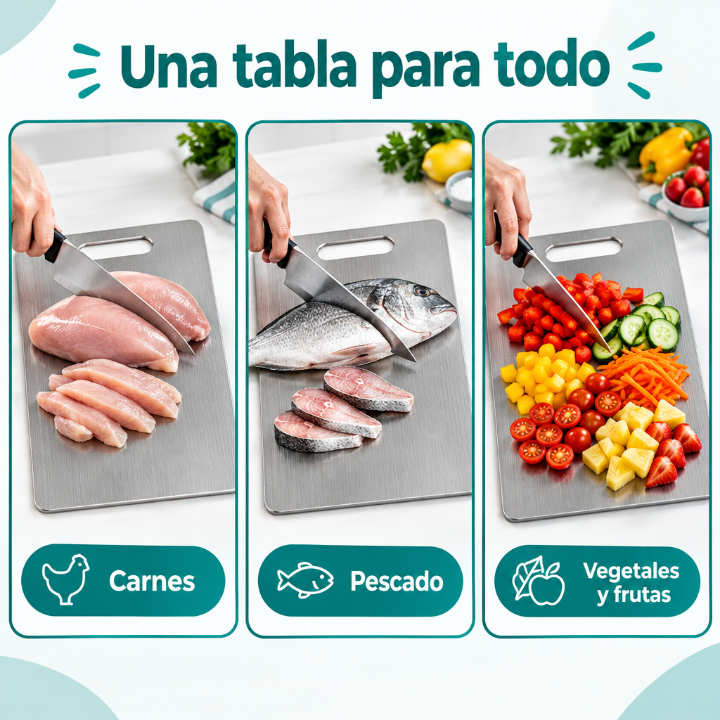 Para carnes, pescado y vegetales