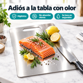 Tabla de picar de acero inoxidable y titanio
