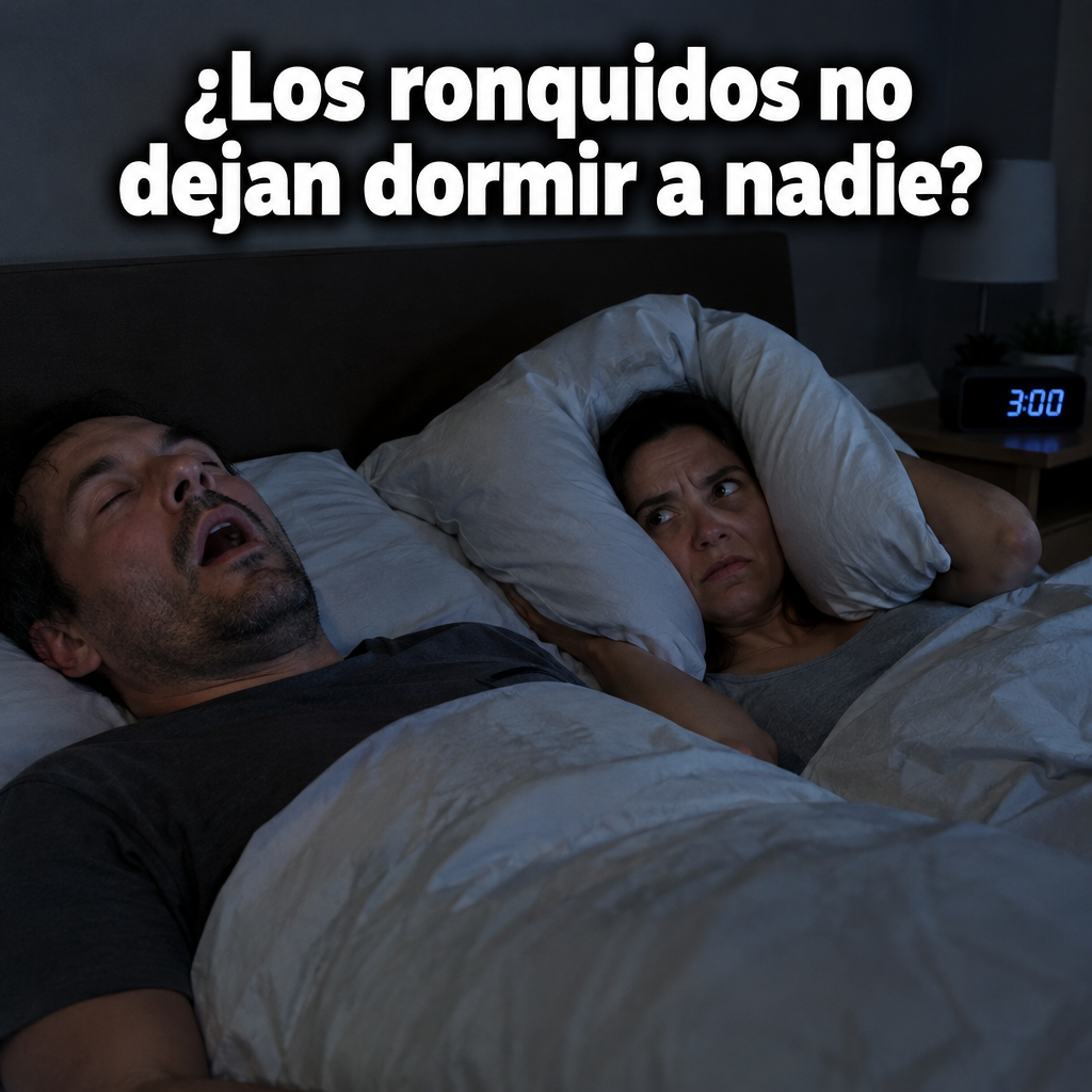 Los ronquidos no dejan dormir