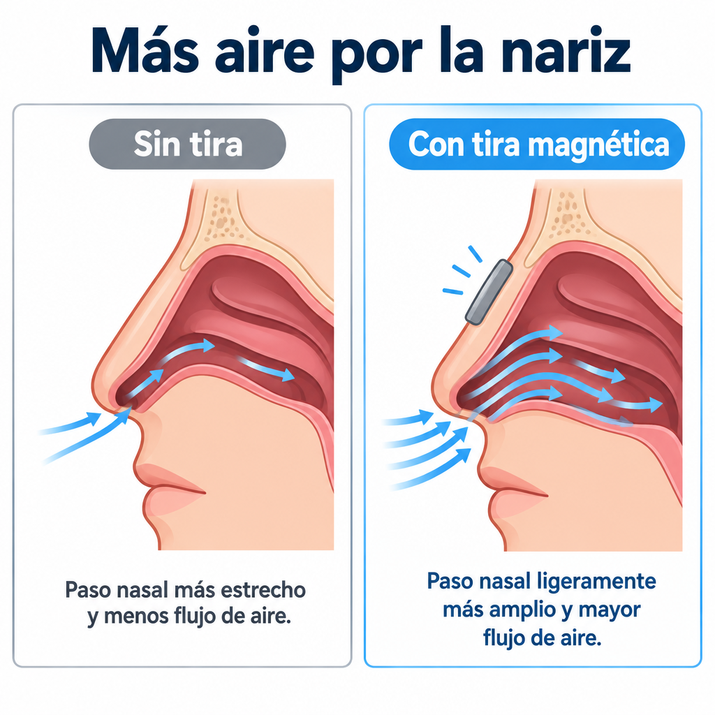 Más aire por la nariz