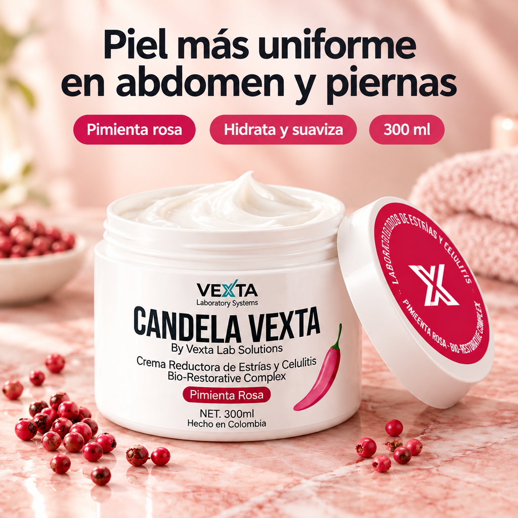 Crema corporal de pimienta rosa 300 ml