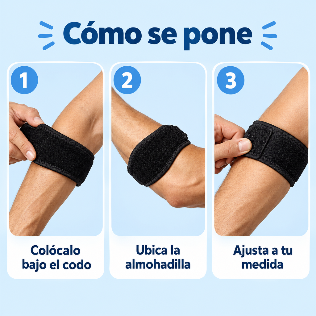 Cómo se pone el soporte de codo