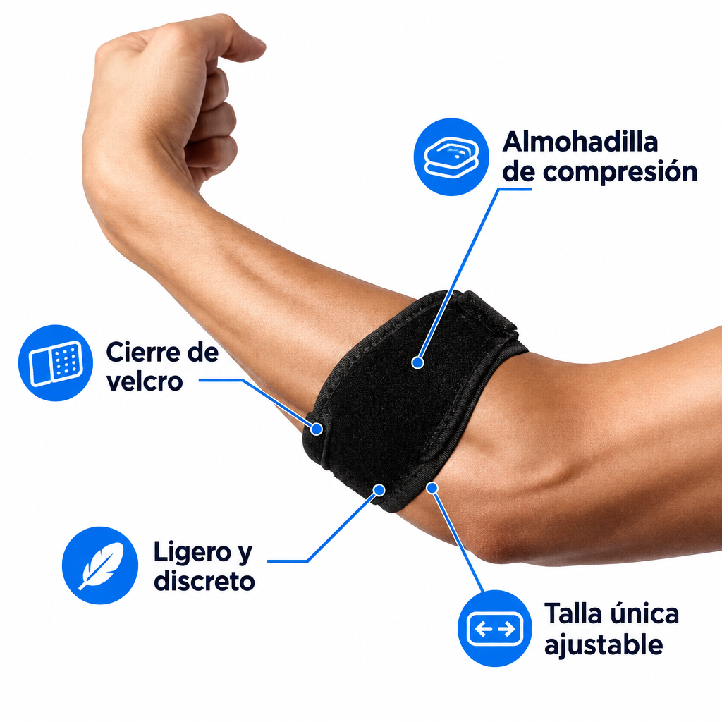 Almohadilla de compresión y velcro