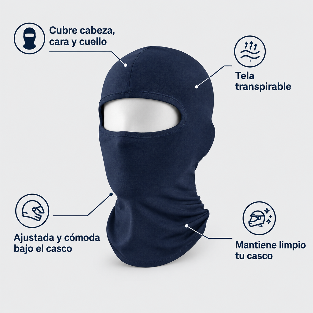 Cubre cabeza, cara y cuello