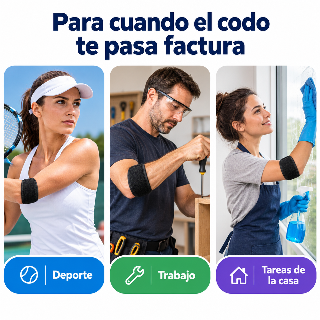 Deporte, trabajo y tareas de la casa