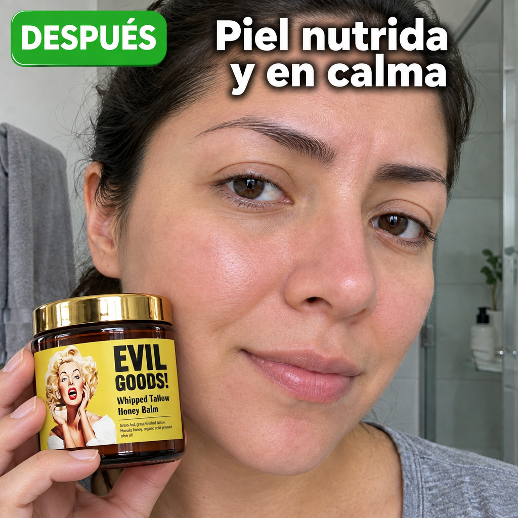 Después: piel nutrida y en calma