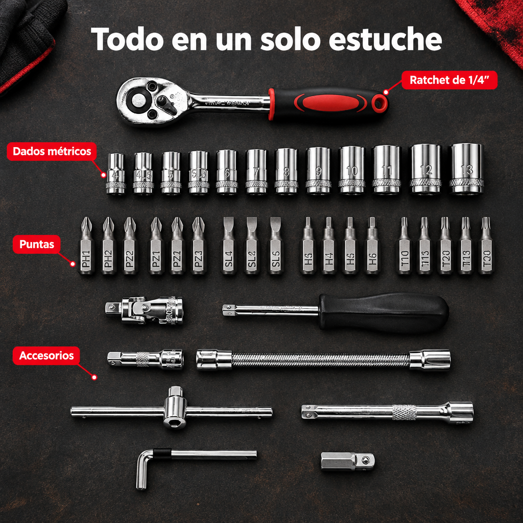 Todo en un solo estuche