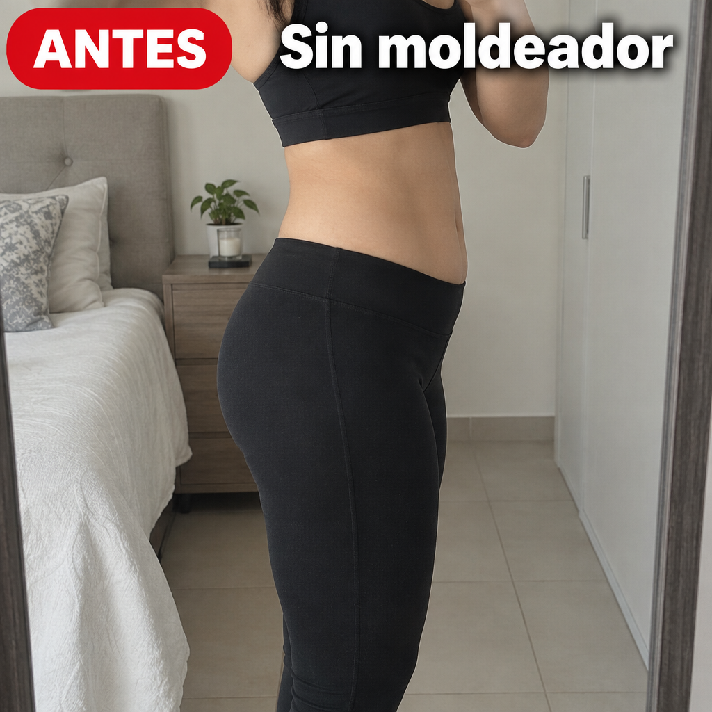 Antes: sin moldeador