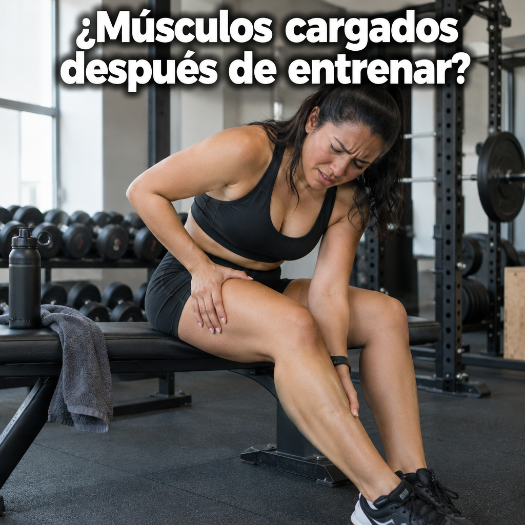 Músculos cargados después de entrenar