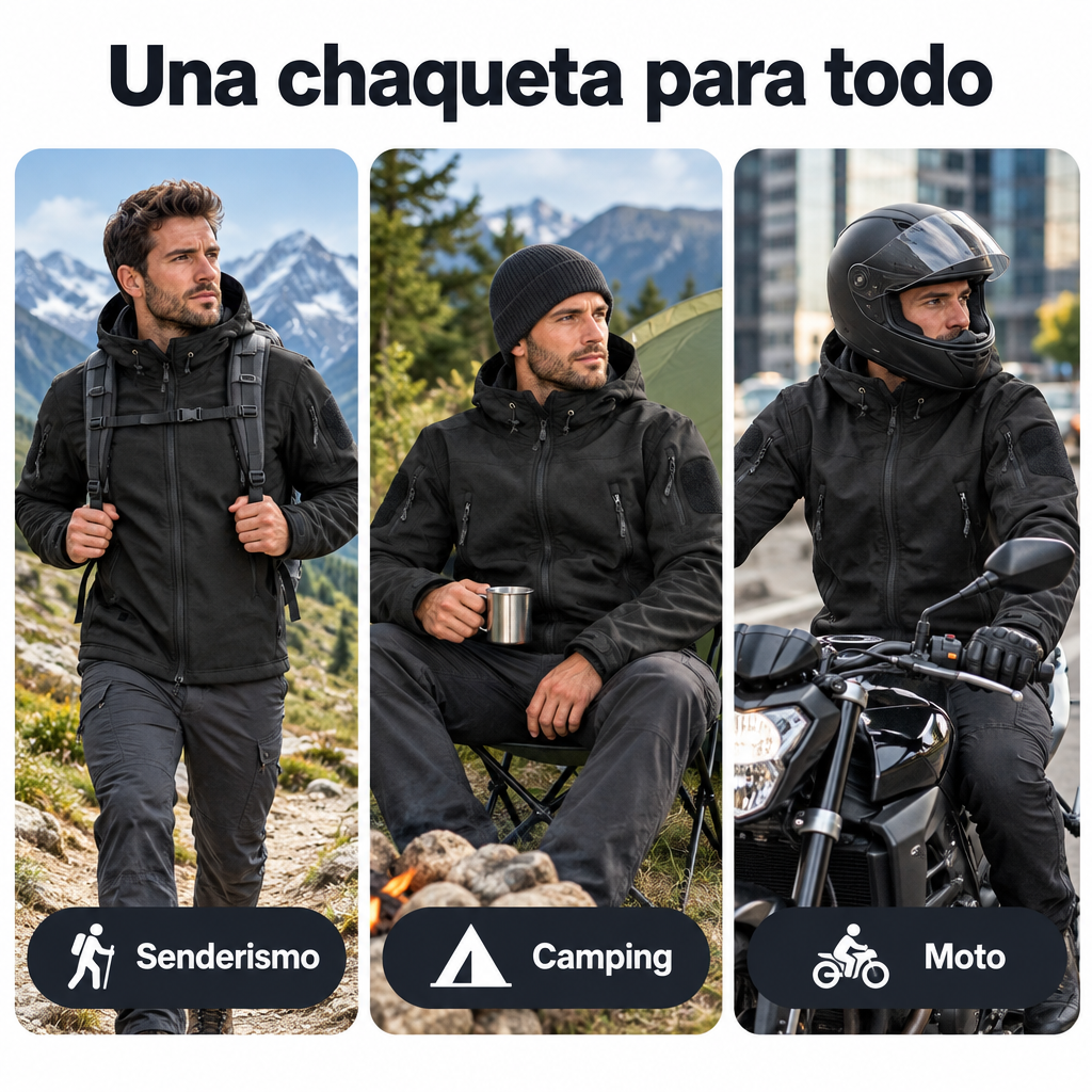 Senderismo, camping y moto