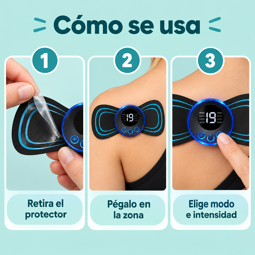 Cómo se usa el mini masajeador