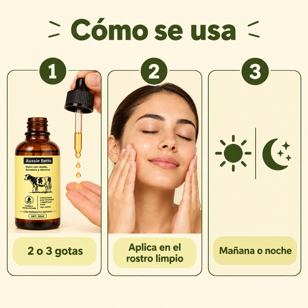 Cómo se usa el sérum